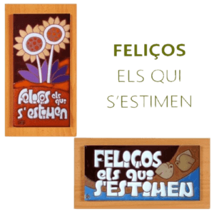 Rajola pintada a la gota | Sant Benet de Montserrat