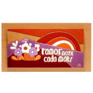 Rajola pintada a la gota | Sant Benet de Montserrat